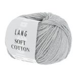 Lang Yarns Soft Cotton (03) Lichtgrijs bij de Breiboerderij