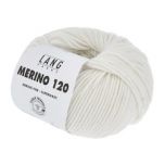 Lang Yarns Merino 120 Wit (01) bij de Breiboerderij                            
