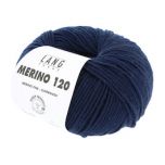 Lang Yarns Merino 120 (35) Marine bij de Breiboerderij                            