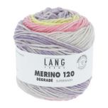 Lang Yarns Merino 120 Dégradé (15) Pastel Roze / Blauw / Geel  bij de Breiboerderij