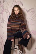 Breipakket Pullover VERONICA - Lang Yarns  CLOUD - met patroon (NL) twv €5,- bij de Breiboerderij                            