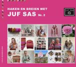 Boek - Haken en Breien met Juf Sas  nr. 2 bij de Breiboerderij