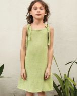 Breipakket CLEMENTINE Dress collectie 2503 Sandnes Garn  - Tynn Line - patroon in engels bij de Breiboerderij                            