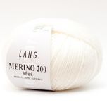 Lang Yarns Merino 200 Bébé (301) Wit 