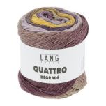 Lang Yarns Quattro Dégradé (01)  Lila / Geel  bij de Breiboerderij