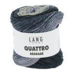 Lang Yarns Quattro Dégradé (04)  Navy / Lila / Salie bij de Breiboerderij