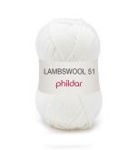Phildar Lambswool 51 Blanc (10) bij de Breiboerderij