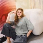 Breipakket IVY TEE collectie 2502 Sandnes Garn - Ballerina Chunky Mohair - patroon in engels                            