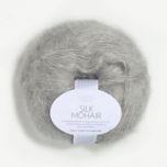Sandnes Garn Silk Mohair (1022) Lichtgrijs bij de Breiboerderij