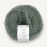 Sandnes Garn Silk Mohair (9071) Vergrijsd Olijf bij de Breiboerderij