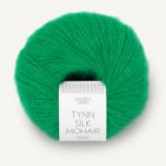 Sandnes Garn Tynn Silk Mohair (8236) Jelly Been Groen bij de Breiboerderij