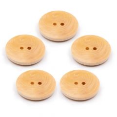 Houten gevlamde knoop bij de Breiboerderij