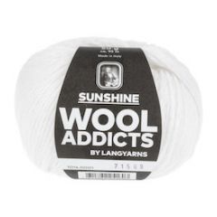 Wooladdicts Sunshine (01) Wit bij de Breiboerderij