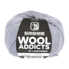 Wooladdicts Sunshine (21) Licht Grijsblauw bij de Breiboerderij