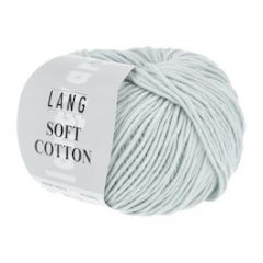 Lang Yarns Soft Cotton (72) Licht Aqua bij de Breiboerderij