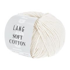 Lang Yarns Soft Cotton (94) Ecru bij de Breiboerderij