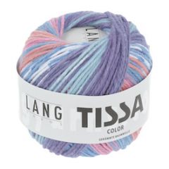 Lang Yarns Tissa Color (220) Blauw/Roze bij de Breiboerderij