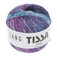 Lang Yarns Tissa Color (354) Turkoois Violet bij de Breiboerderij