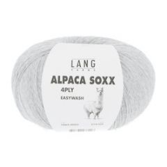Lang Yarns Alpaca Soxx (03) Grijs gemeleerd  bij de Breiboerderij