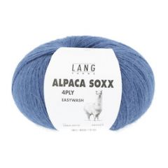 Lang Yarns Alpaca Soxx (10) Blauw bij de Breiboerderij