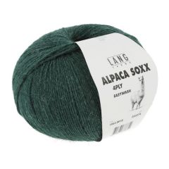 Lang Yarns Alpaca Soxx 4 ply (18) donkergroen