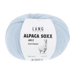 Lang Yarns Alpaca Soxx (21) Licht Blauw bij de Breiboerderij