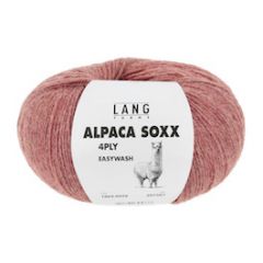 Lang Yarns Alpaca Soxx 4 ply (29) Koraal Gemeleerd bij de Breiboerderij