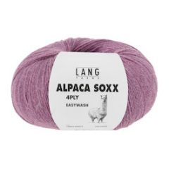 Lang Yarns Alpaca Soxx 4 ply (65) Heide bij de Breiboerderij