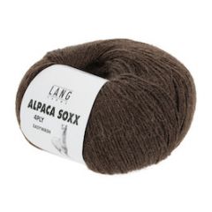 Lang Yarns Alpaca Soxx 4 ply (29) Koraal Gemeleerd bij de Breiboerderij