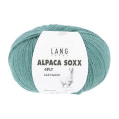 Lang Yarns Alpaca Soxx (74) Zeegroen bij de Breiboerderij