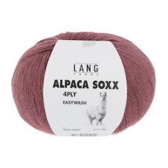 Lang Yarns Alpaca Soxx (87) Rozenhout  bij de Breiboerderij