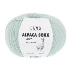 Lang Yarns Alpaca Soxx (92) Vergrijsd Lichtgroen  bij de Breiboerderij