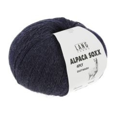 Lang Yarns Alpaca Soxx 4 ply (125) Blauw