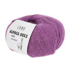 Lang Yarns Alpaca Soxx 4 ply (29) Koraal Gemeleerd bij de Breiboerderij