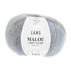 Lang Yarns Malou Light Color (24) Blauw / Grijs bij de Breiboerderij