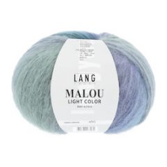 Lang Yarns Malou Light Color (34) Blauw / Groen bij de Breiboerderij
