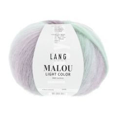 Lang Yarns Malou Light Color (58) Lila / Mint bij de Breiboerderij