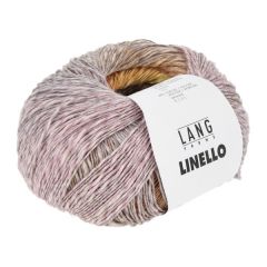   Lang Yarns Linello (117) Groen / Blauw / Oker bij de Breiboerderij                          
