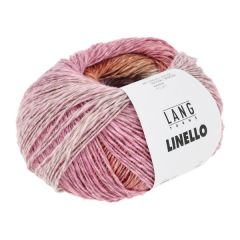   Lang Yarns Linello (117) Groen / Blauw / Oker bij de Breiboerderij                          