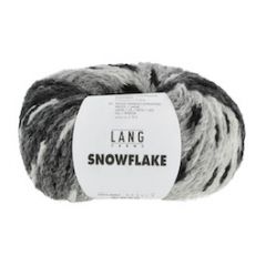 Lang Yarns Snowflake (04) Zwart bij de Breiboerderij