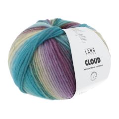 Lang Yarns Cloud (19) Blauw / Geel / Paars                            