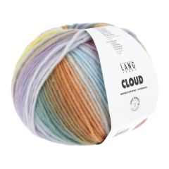 Lang Yarns Cloud (22) Blauw / Groen / Oranje / Paars / Roze                            