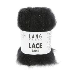 Lang Yarns LACE LAMÉ (4) Zwart bij de Breiboerderij                            