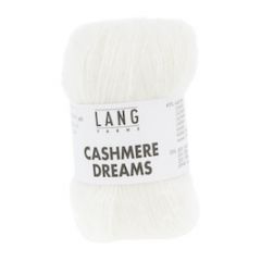Lang Yarns Cashmere Dreams (01) White  bij de Breiboerderij