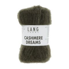 Lang Yarns Cashmere Dreams (98) Donkergroen bij de Breiboerderij                            