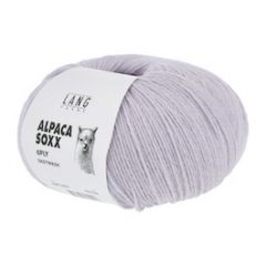 Lang Yarns Alpaca Soxx 6 ply Easywash (07) Lila bij de Breiboerderij