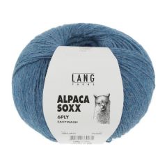 Lang Yarns Alpaca Soxx 6 ply Easywash (21) Grijsblauw
