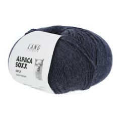 Lang Yarns Alpaca Soxx 6 ply Easywash (35) Marine Gemêleerd bij de Breiboerderij                            
                            