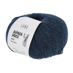 Lang Yarns Alpaca Soxx 6 ply Easywash (88) Petrol Gemêleerd bij de Breiboerderij                              
                            