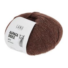 Lang Yarns Alpaca Soxx 6 ply Easywash (68) Donkerbruin Gemêleerd bij de Breiboerderij                              
                            